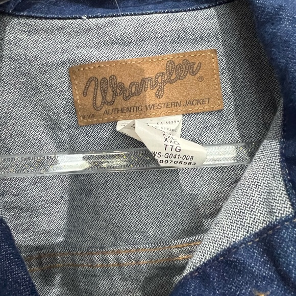 Vintage Remade Wranglers® Rhinestone Denim Jacket. - Picture 3 of 4